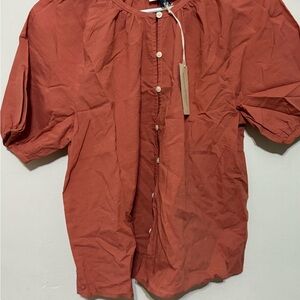 Universal Orangish Button Down Shirt